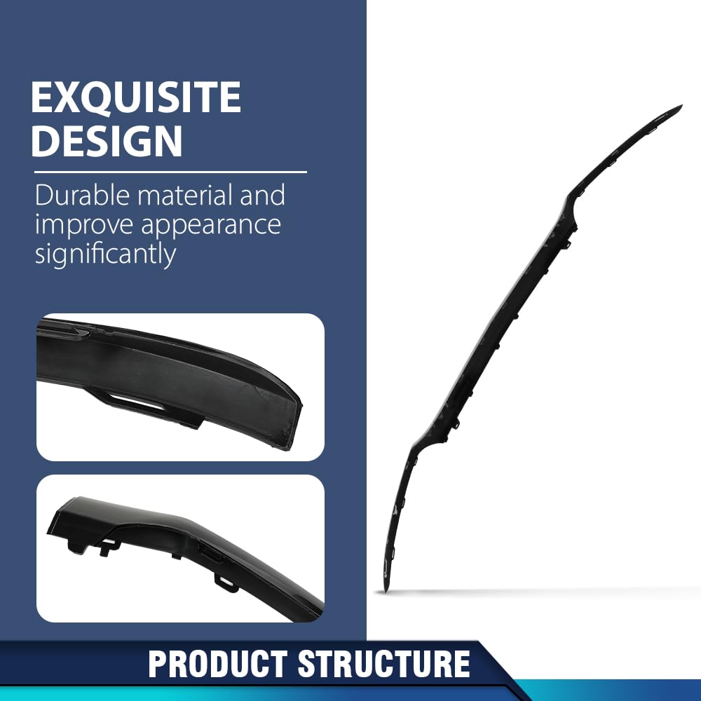 PIT66 Front Bumper Lip Lower Molding Trim