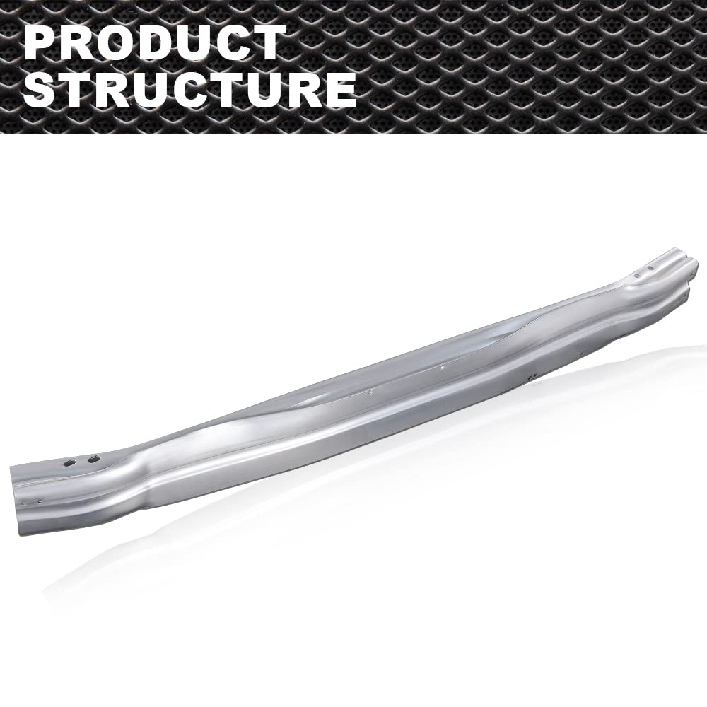 PIT66 Aluminum Natural Front Bumper Reinforcement, AU1006126
