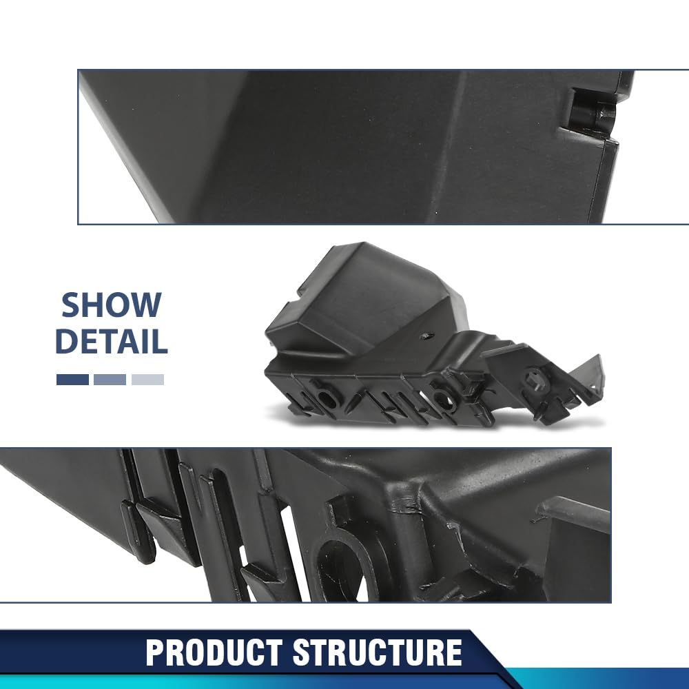 PIT66 Front Bumper Bracket Set of 2 Left & Right Side, AU1043100 PP Plastic