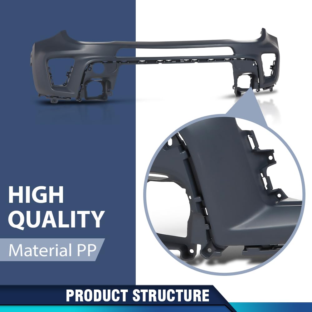 PIT66 Front Upper Bumper Cover Fit Jeep Renegade Non Trailhawk 2019-2022