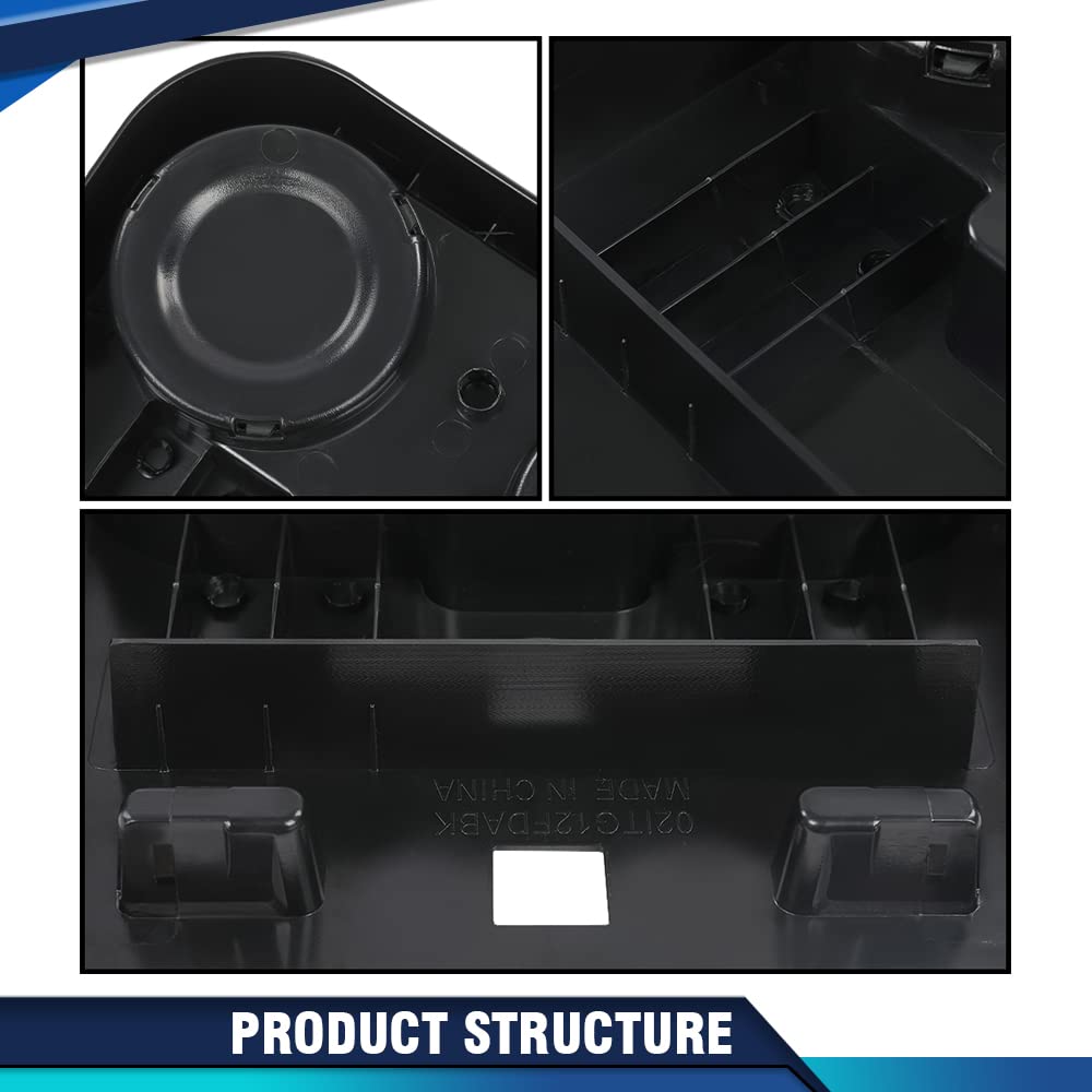 PIT66 Bottom Center Under‑Seat Cup Holder Fit F150 2015-2020