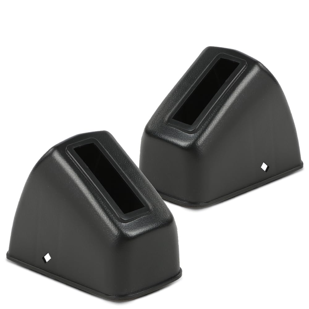 PIT66 Front Bench/Bucket Seat Belt Retractor Covers Compatible with 1967-1972 A-body Chevelle, GTO, 442, GS/Fit 1970-1972 Monte Carlo and 1969-1972 Grand Prix