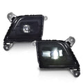 PIT66 LED Fog Lights, Compatible with 2019-2022 New Generation Chevy Silverado 1500 without RPO Code U12 Without Harness Smoky Lens Black Housing #84125494#84962680