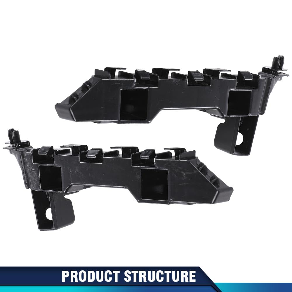 PIT66 2pcs Painted Front Bumper Retainer Support Bracket