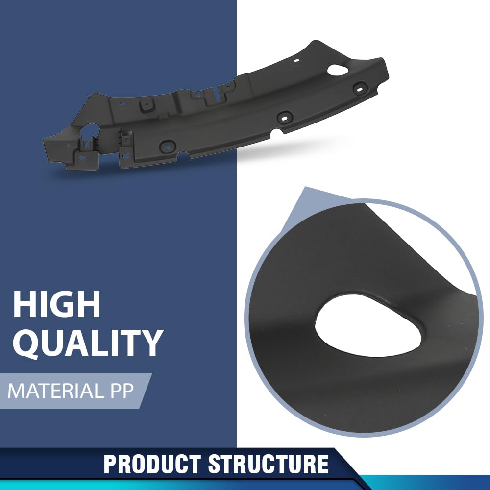 PIT66 Radiator Support Covers Black Compatible with Ford Escape SEL 2013 (submodel: S, SE, Titanium) 2013-2016 CJ5Z8327A, FO1224105