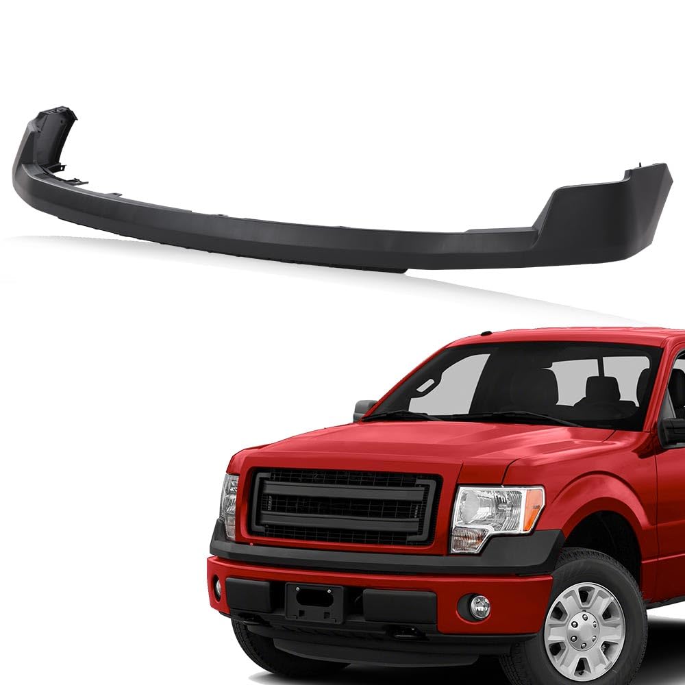 PIT66 Front Upper Bumper Cover Fit Ford F150 XL 2009-2014 Textured Black