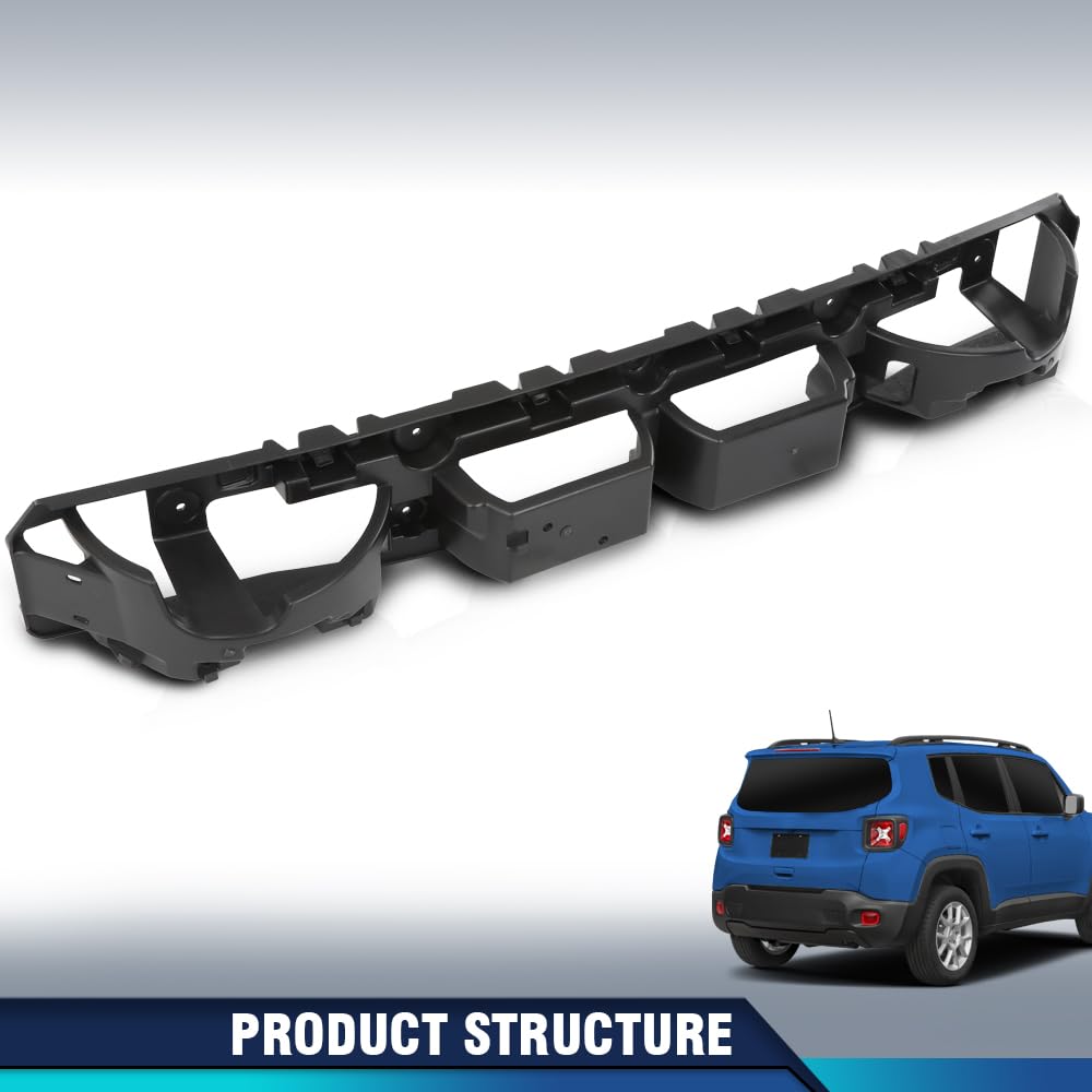 PIT66 Rear Bumper Impact Absorber, CH1170149 Black