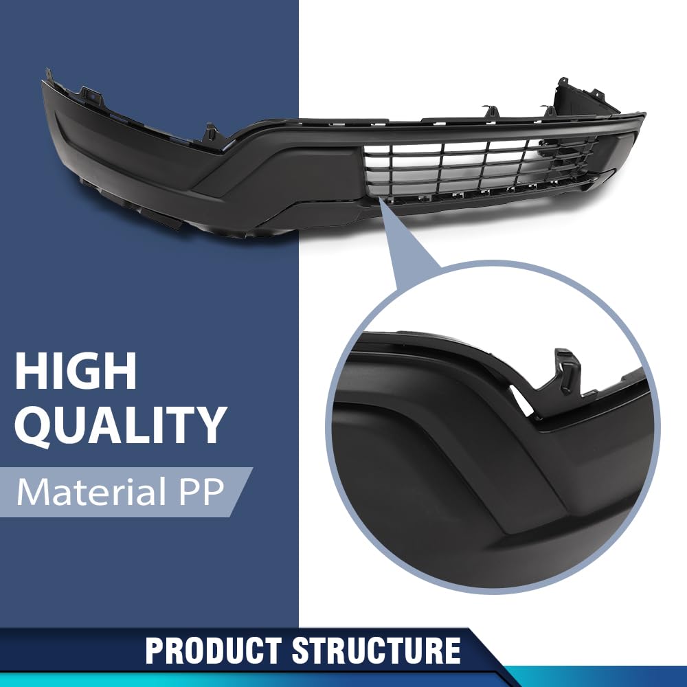 PIT66 PP Front Lower Bumper Fascia Fit Ford Explorer Base XLT 2018‑2019