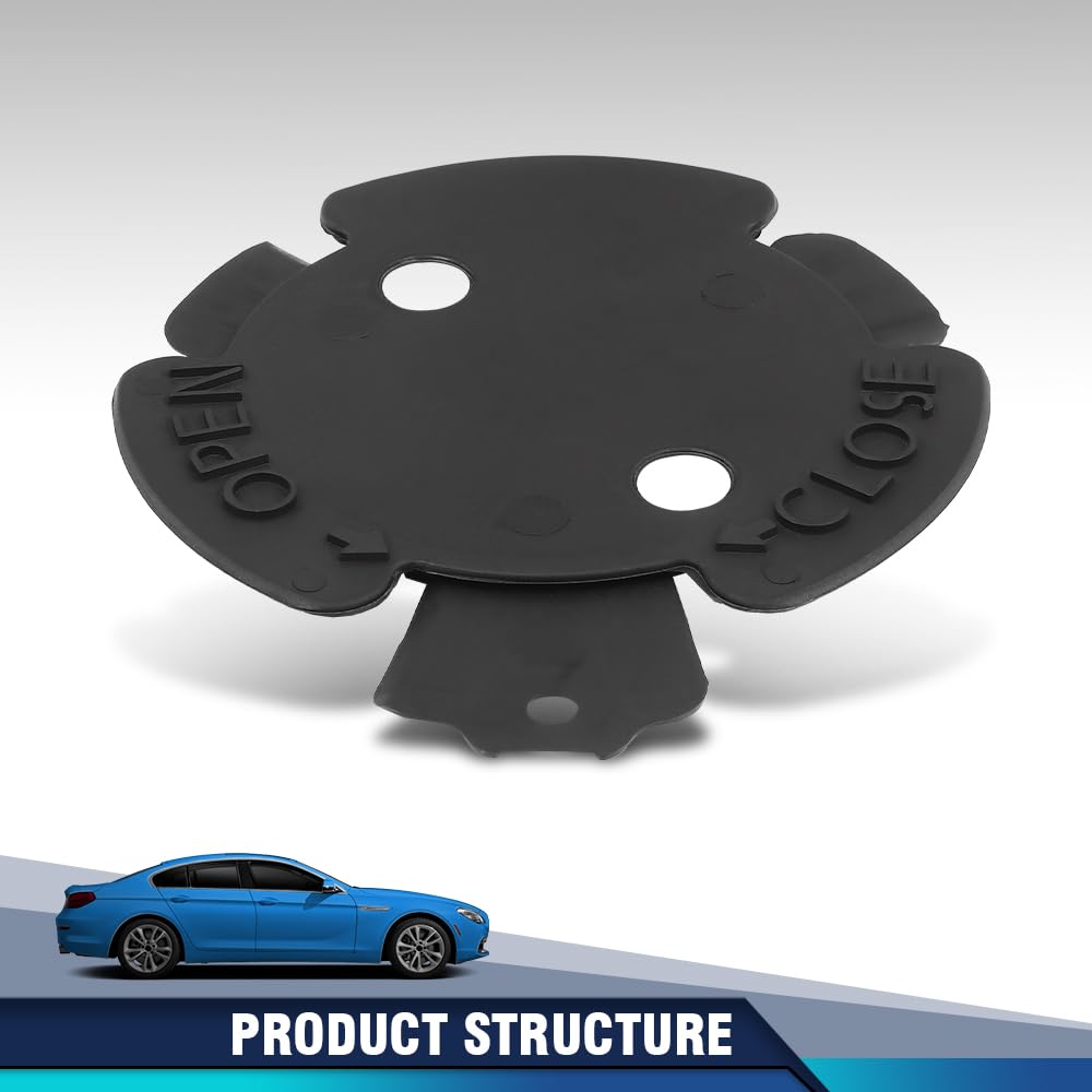 PIT66 Engine Oil Drain Plug Access Cover Compatible with BMW 5 Series F07 F10 2001/2006-2009/2013,6 Series F06 2003-2011/2015,7 Series F01 F02 2006-2007/2012 51757209541 Black