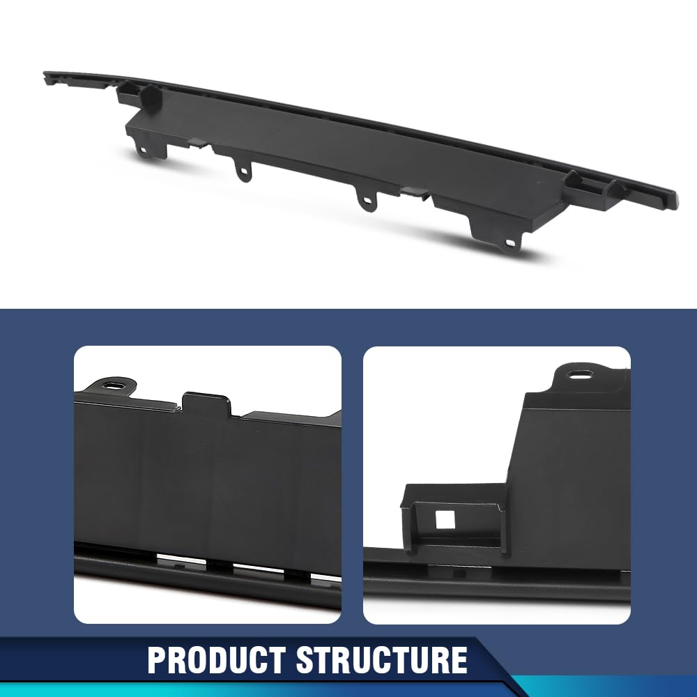 PIT66 Rear Bumper Reinforcement, CH1140101 Black Bumper Face Bar Retainer