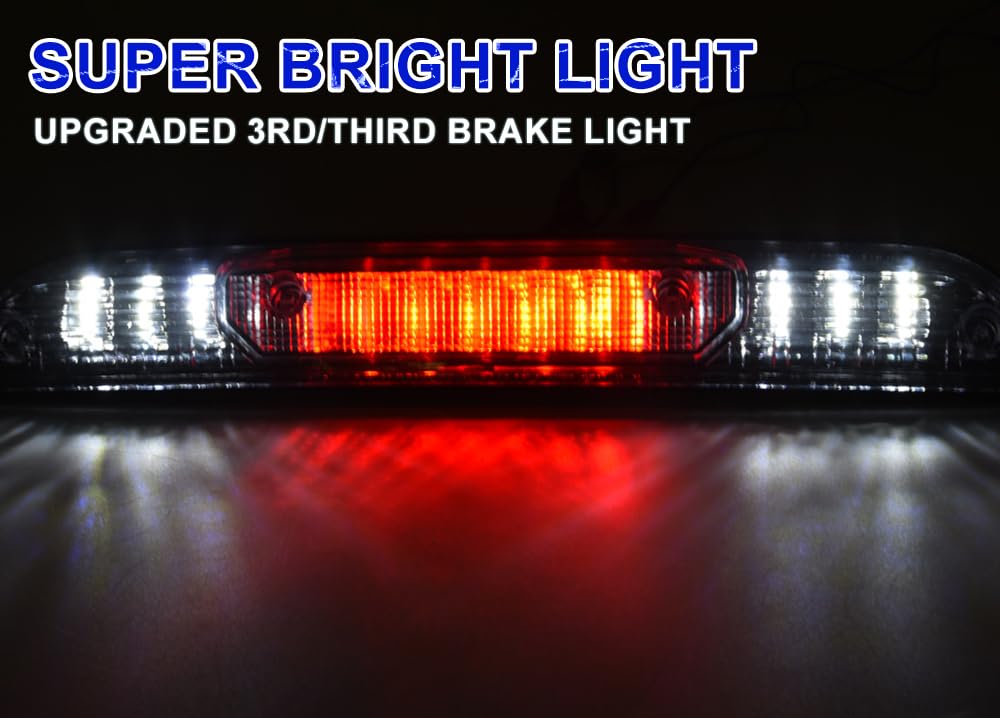 PIT66 LED 3rd Brake Light Fit 15-20 Ford F150 Black Housing
