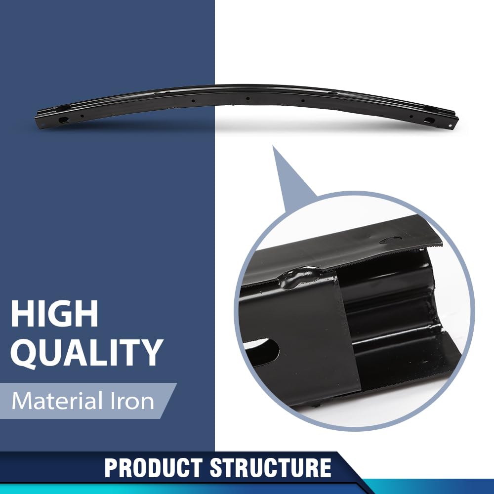 PIT66 Front Bumper ReinForcement, TO1007112 Iron Material Black Painted