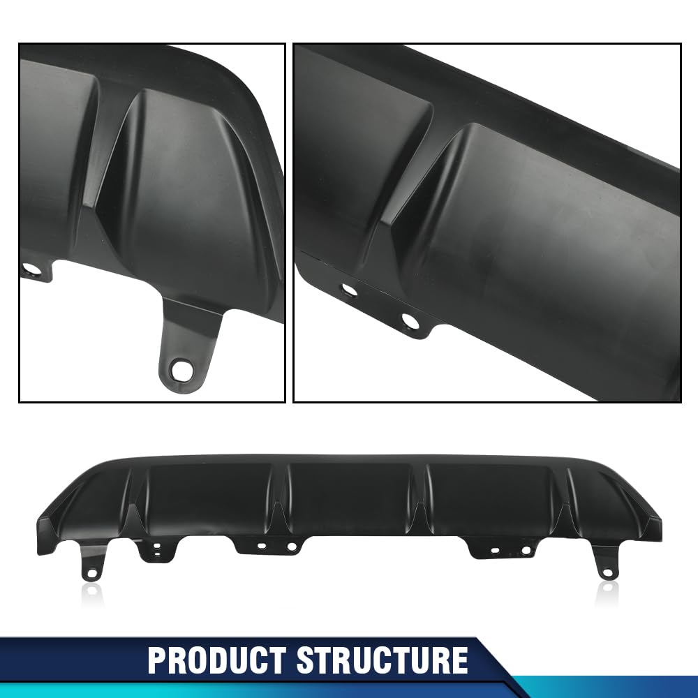 PIT66 Rear Bumper Lower Valance Panel Fit Toyota Corolla XSE SE 2020-2021