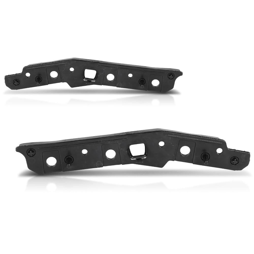 PIT66 Front Bumper Retainer Set, FO1043146, FO1042146 Black
