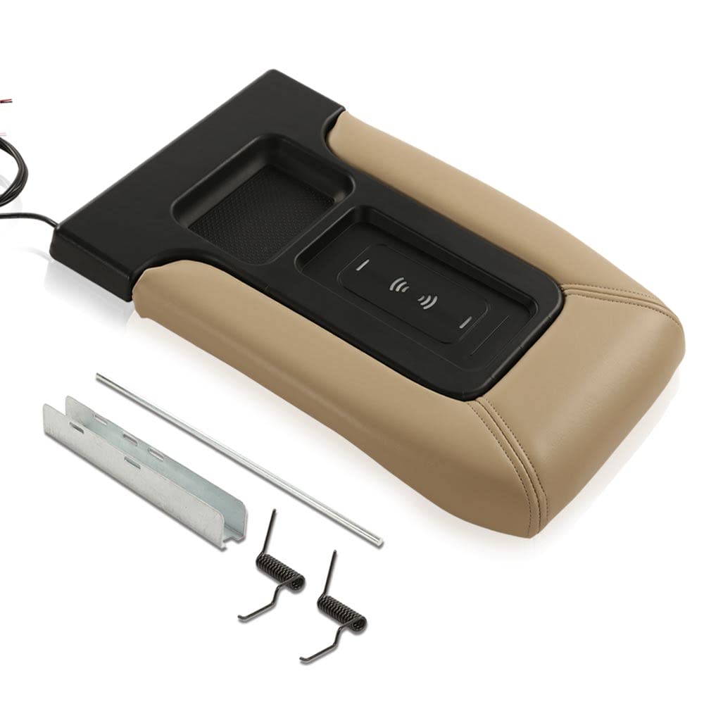 PIT66 Center Console Armrest Kit Fit Silverado Tahoe Sierra 1999-2007 Beige