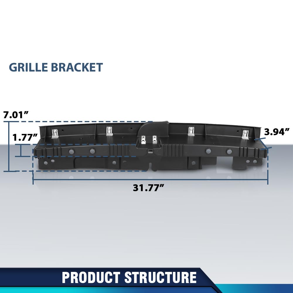 PIT66 Grille Bracket Replacement, Black