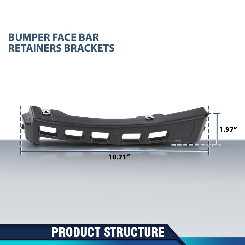 PIT66 Front Bumper Face Bar Retainers Brackets Fit GMC Terrain 2018-2024