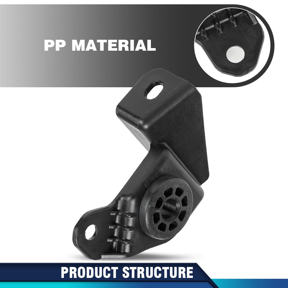 PIT66 Radiator Upper Bracket Right Passenger Side Compatible with Chevy Malibu 2016-2023/Fit Buick Lacrosse 2017-2019 84258381 84258382 22982959