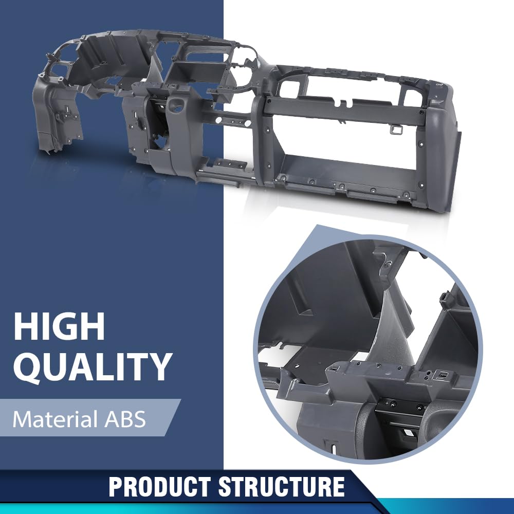 PIT66 Mist Gray Dash Core Structure Frame Fits Dodge Ram 1998‑2001
