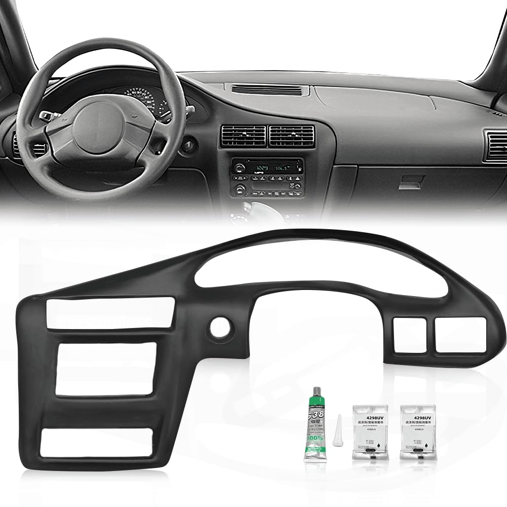 PIT66 TPE Dash Bezel Cover W/Adhesive Fits Chevy Cavalier 2000‑2005