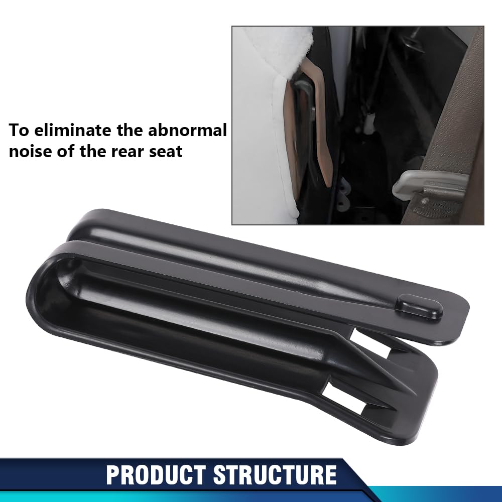 PIT66 Crew Rear Seat Bumper Cushion Bracket Repair Compatible with Chevy GMC Silverado Sierra 1500 2008-2013 (*2007 New Body Style Only) / 2500 3500 2008-2014 Crew Cab Models Only