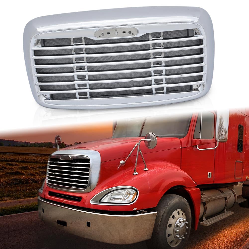 PIT66 Front Bumper Grille Fit 2000-2008 Freightliner Columbia