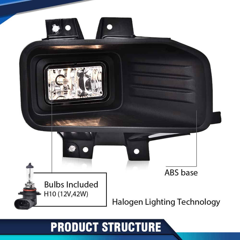 PIT66 Halogen Fog Lights Driving Lamps, Pair