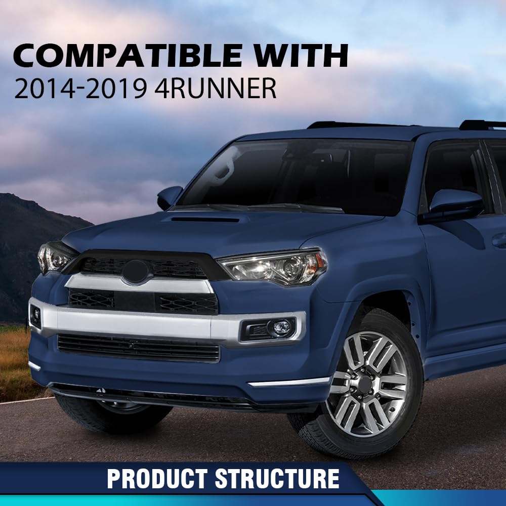 PIT66 Front Bumper Grille Body Kits Fit Toyota 4Runner Limited 2014-2019