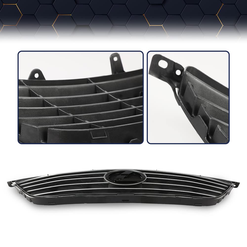 PIT66 Front Grille Fit 2007-2009 ES350 Primed Plastic