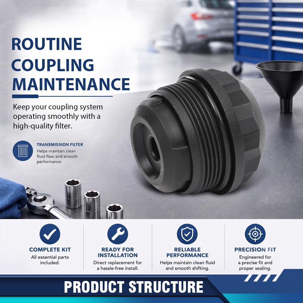 PIT66 Coupling Oil Filter Plastic Black Fit Audi TT Quattro 2000-2006