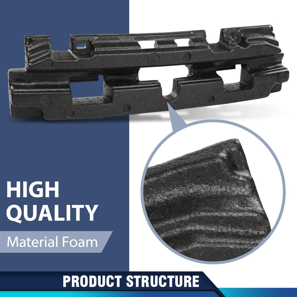 PIT66 Front Bumper Foam Energy Impact Absorber, Black