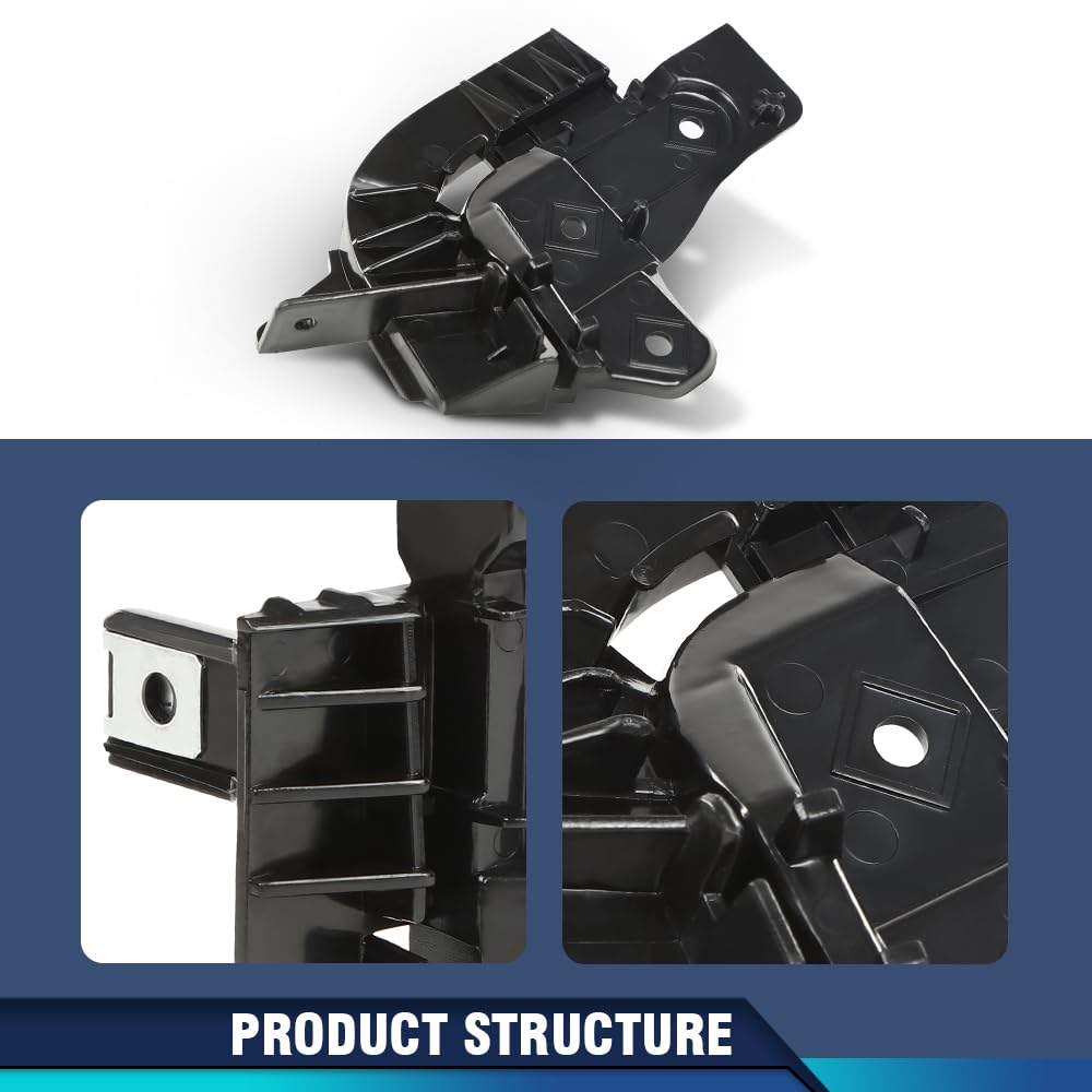 PIT66 Front Bumper Bracket Pair, LR011467, LR011577 Black