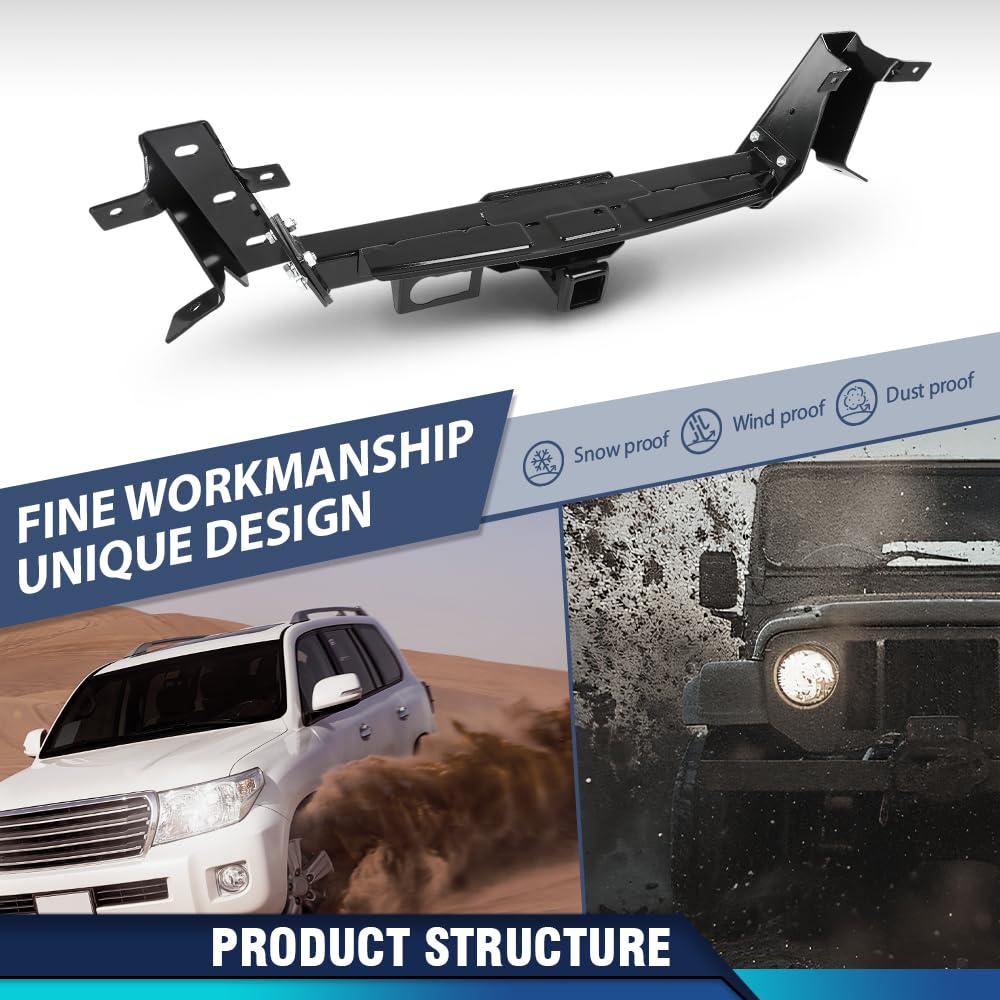 PIT66 Rear Bumper Reinforcement, FO1106362 Black