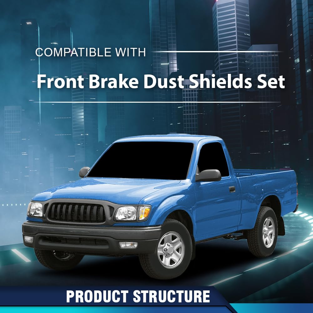 PIT66 Front Brake Dust Shields Set Fit Toyota 4Runner 1996-2002