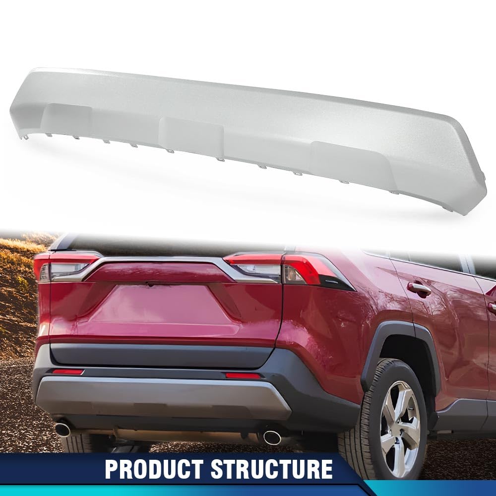 PIT66 Rear Bumper Lower Valance Panel Cover, TO1195120 Silver