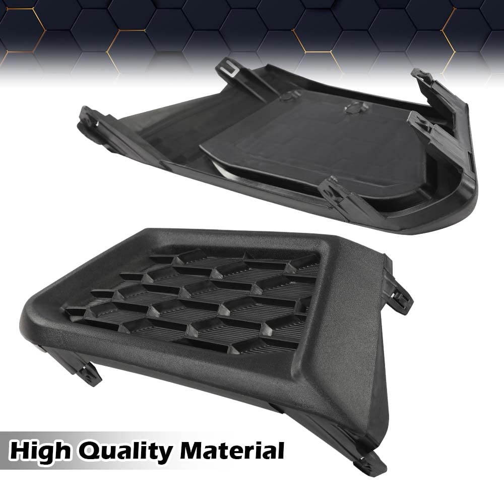 PIT66 Fog Light Cover Set Compatible with Nissan Altima S SR 2019-2021 622566CA0A, NI1039163, 622576CA0A, NI1038163 Left Driver And Right Passenger Side Black