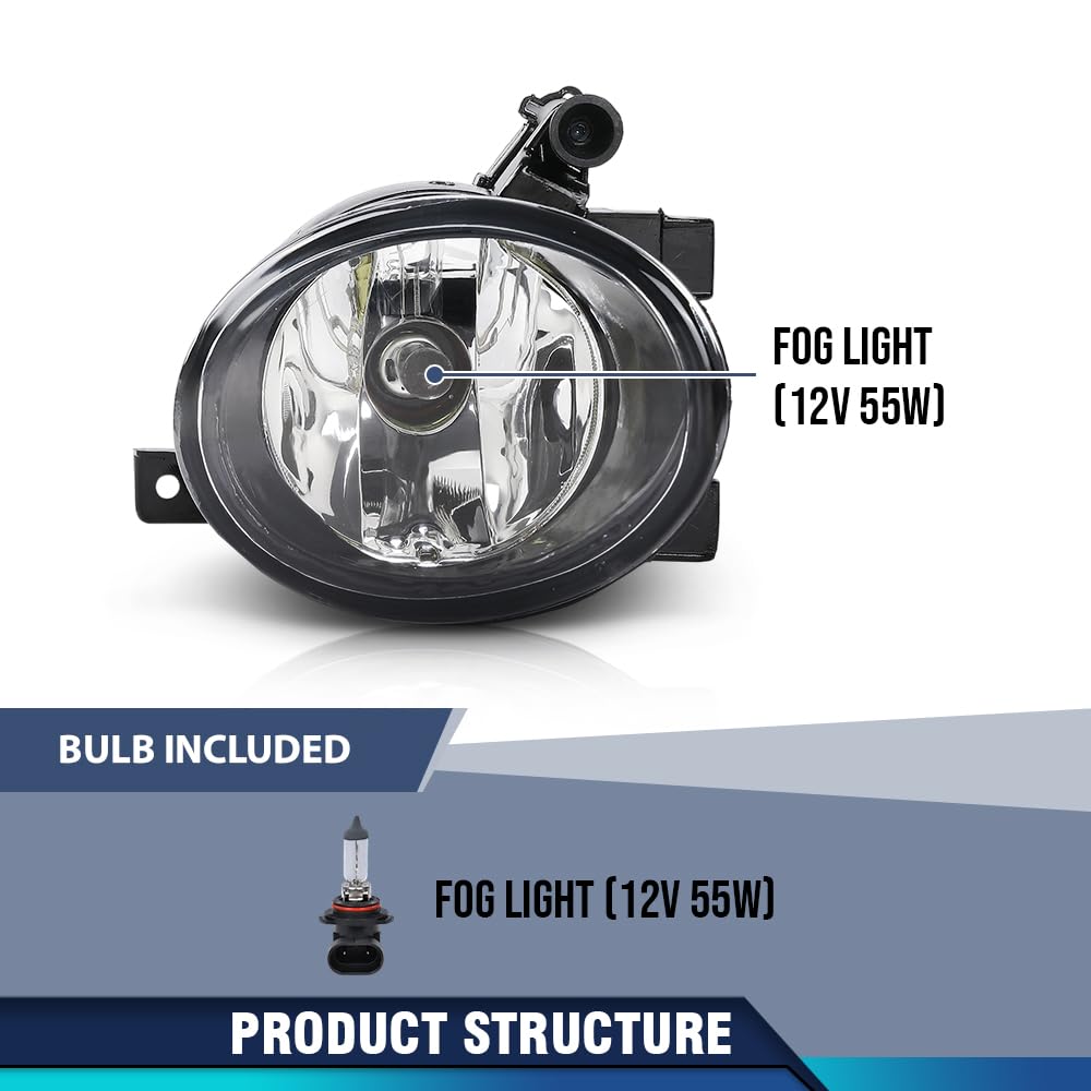 PIT66 Fog Light Fit VW Touareg 2011 2012 2013 2014