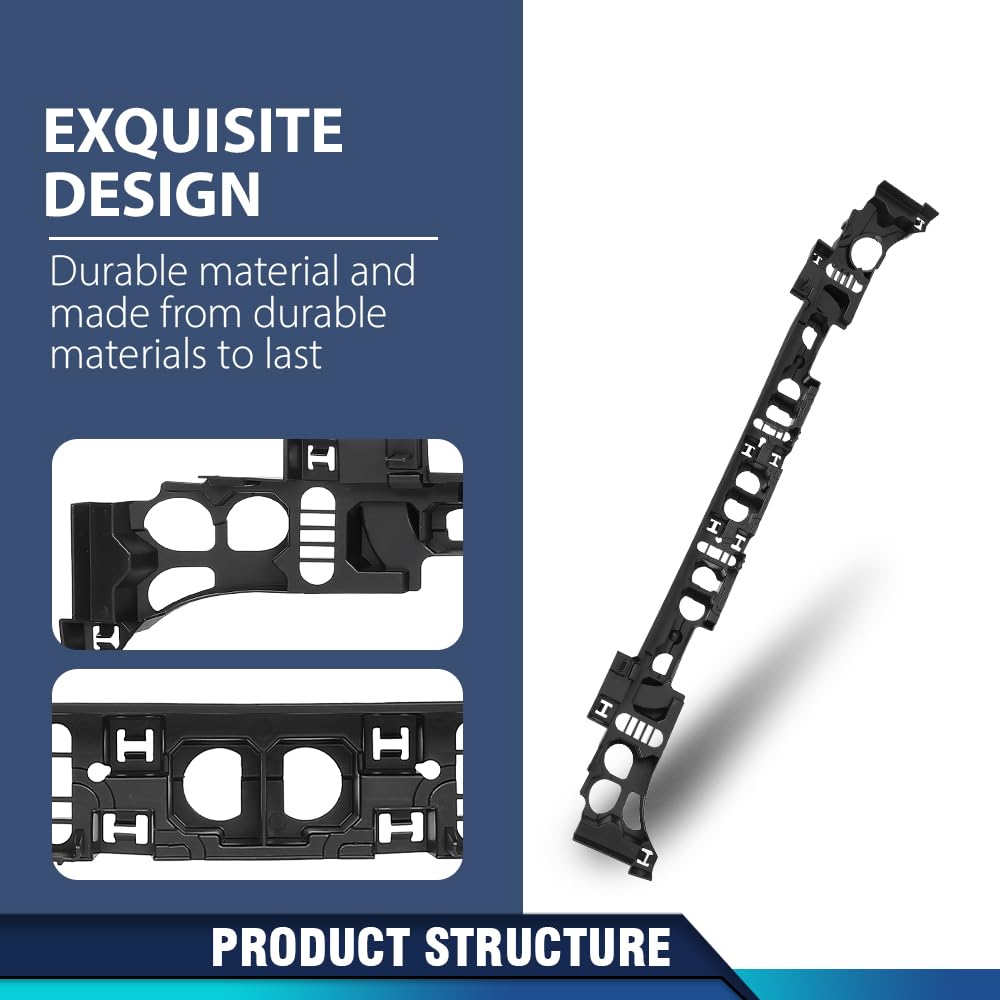 PIT66 Front Bumper Impact Absorber, FO1070199 Black