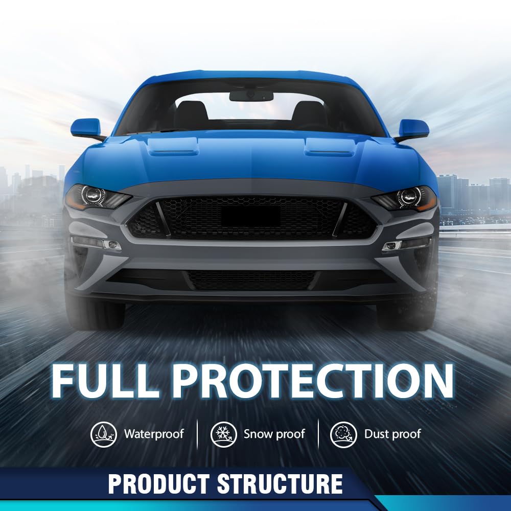 PIT66 Front Bumper Cover Fascia Primed Fit Ford Mustang 2018-2019