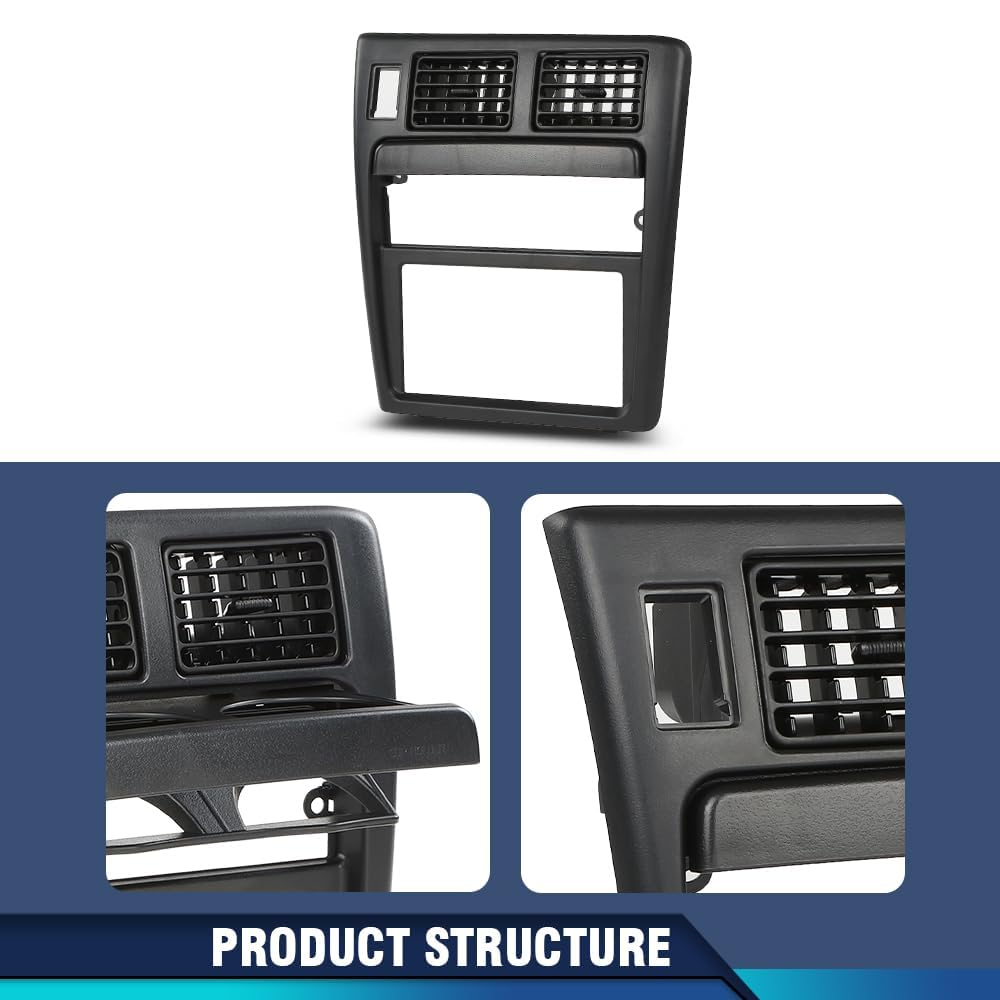 PIT66 Radio Bezel Dash Trim Compatible with Toyota Tacoma 1995-1997