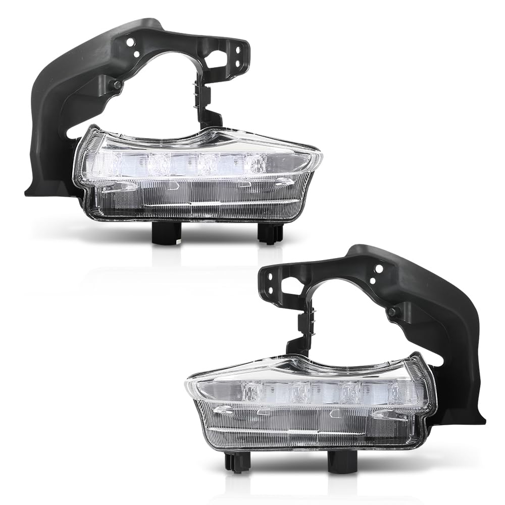 PIT66 LED Fog Lights w/Bulbs Compatible with Toyota Highlander 2014-2016