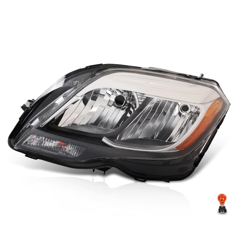 PIT66 Front Headlight Assembly w/Bulb Left Driver Side
