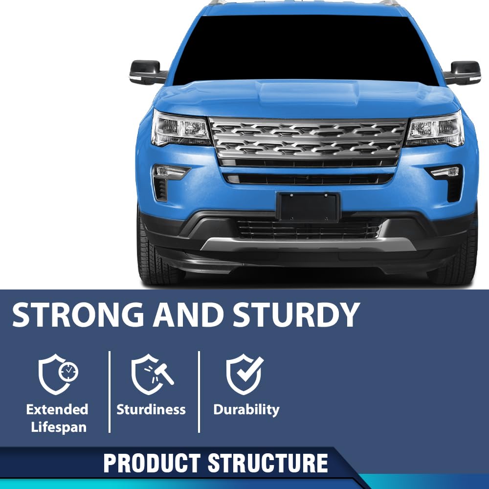 PIT66 Engine Valve Covers Set Compatible with 2011-2018 Ford Edge 3.5L 3.7L, Fit 2015-2017 Ford F150 3.5L 3.7L W/O Cam Sensor Port Hole, NON-Turbocharged