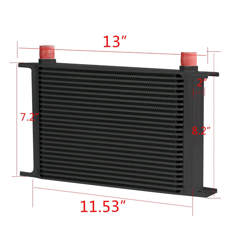 PIT66 25 Row AN10-10AN Aluminum Engine Transmission Oil Cooler Kit