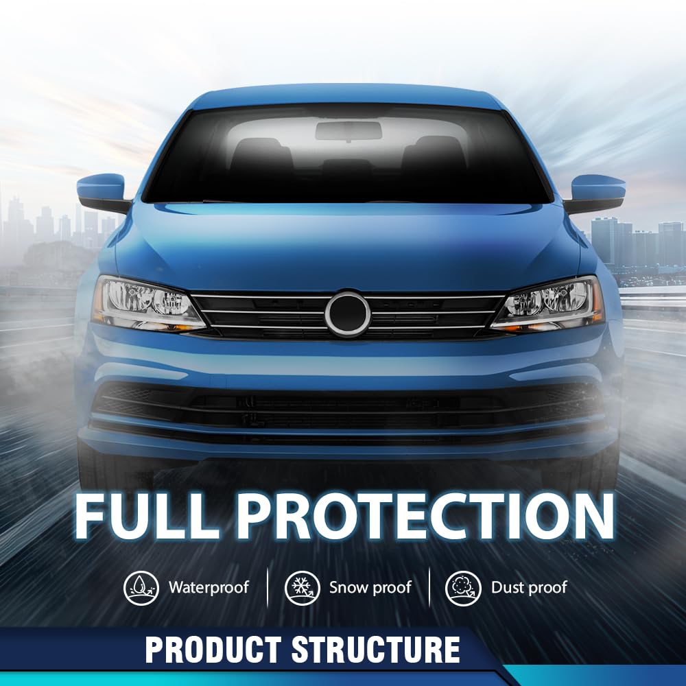 PIT66 Front Bumper Trims Left & Right Side w/Fog Light Hole, VW1039137,