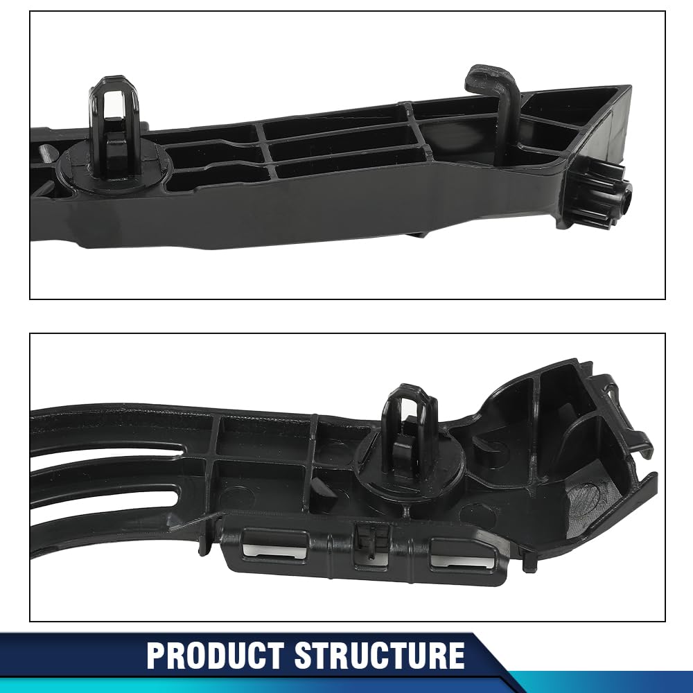 PIT66 Rear Bumper Support Retainer Bracket, Driver Side Black 5215635050,