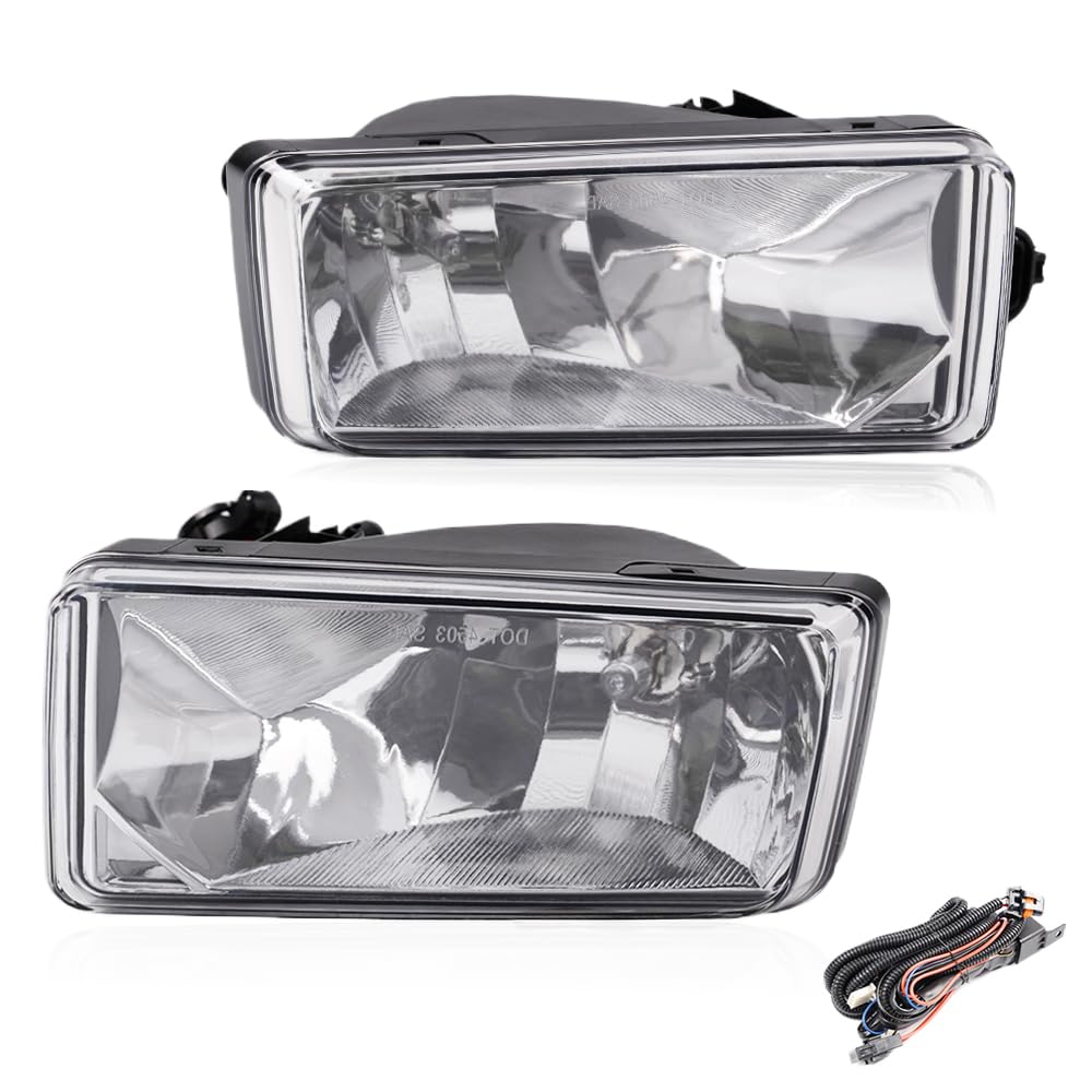 PIT66 Front Bumper Fog Light, Compatible with 2007-2015 Chevy Silverado