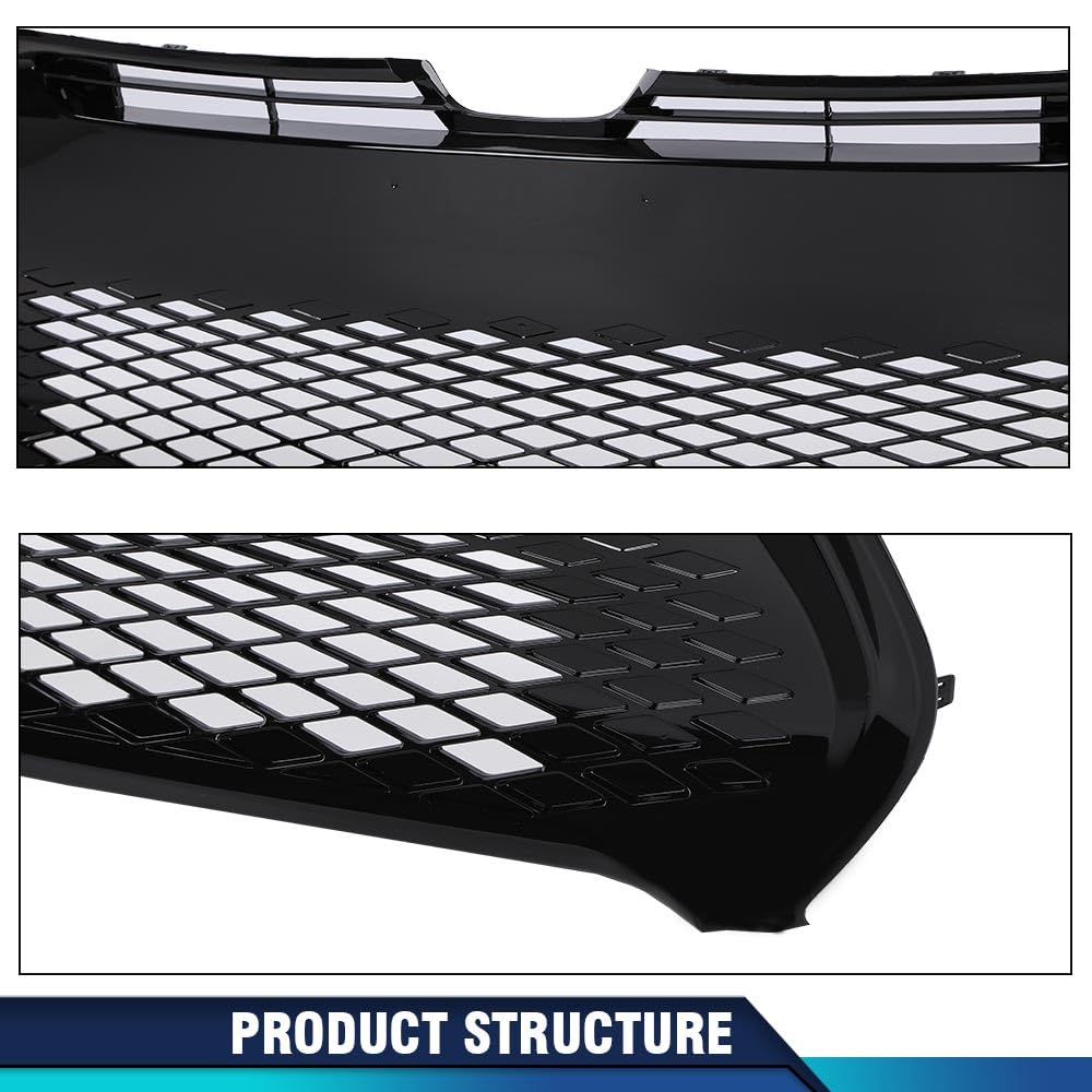 PIT66 Front Bumper Lower Grille Grill Fit Toyota Corolla SE XSE 2017-2019