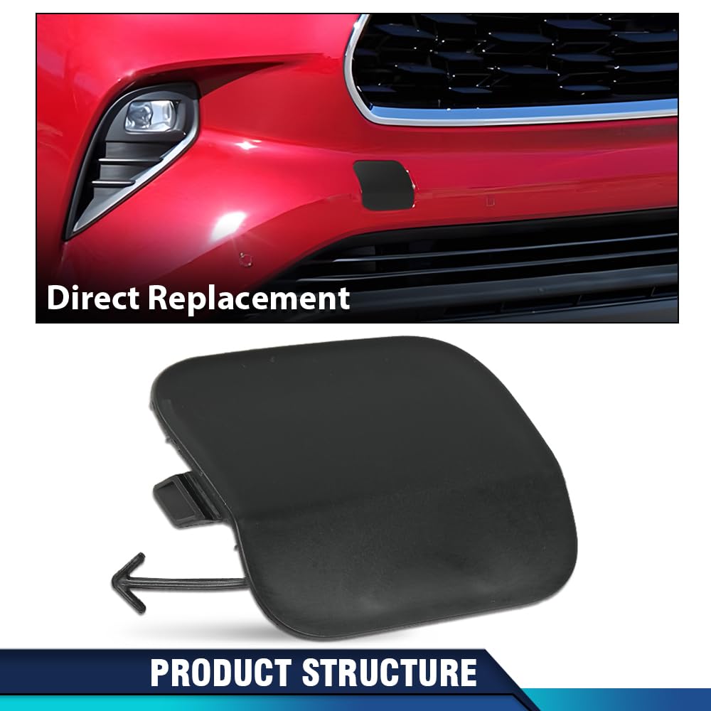 PIT66 Tow Hook Cover, TO1029141 Passenger Side Front