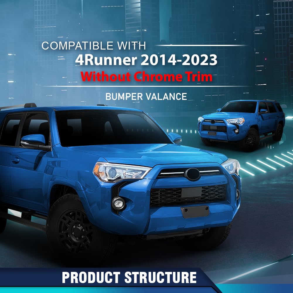 PIT66 Front Lower Bumper Valance Fit Toyota 4Runner 2014-2023